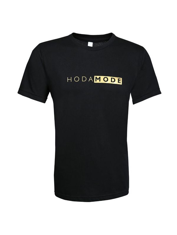 Shop HODAMODE Men's Tshirt Gold on Black